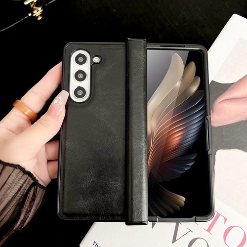 Leather Case Cover Soft Anti Scratch For Samsung Galaxy Z Flip 5 4 Fold 5 4 - Picture 8 of 12