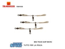 MINI TRAVE SURFCASTING MODELLO MICRO  BEACH LEDGERING 3 PZ TRABUCCO 10501030