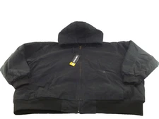 NEW Men's Dri Duck Cheyenne Boulder Cloth Hooded Jacket, 4XL Black (5020)
