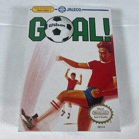 GOAL! NES Nintendo Complete CIB Very Good Condition! With Inserts With Protector