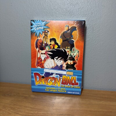 Dragon Ball - The Saga of Goku (DVD, 2000 Box Set) New Sealed
