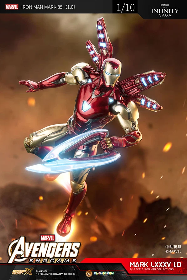 🦸♂️ Figurine Iron Man Infinity Saga Collection Marvel Avengers Endgame - Photo 3/4