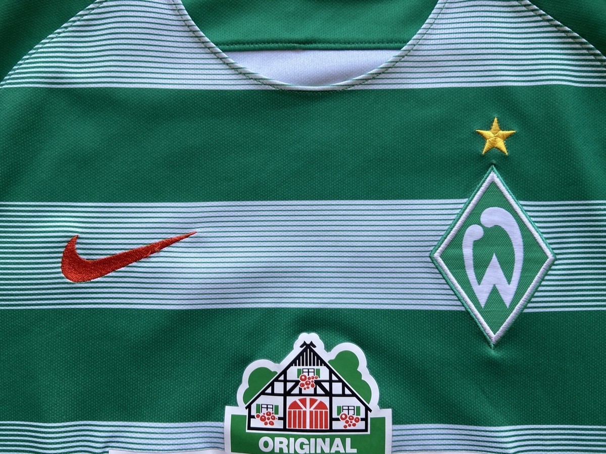 WERDER BREMEN 2016 2017 HOME SHIRT JERSEY NIKE 808442-319 sz M #14