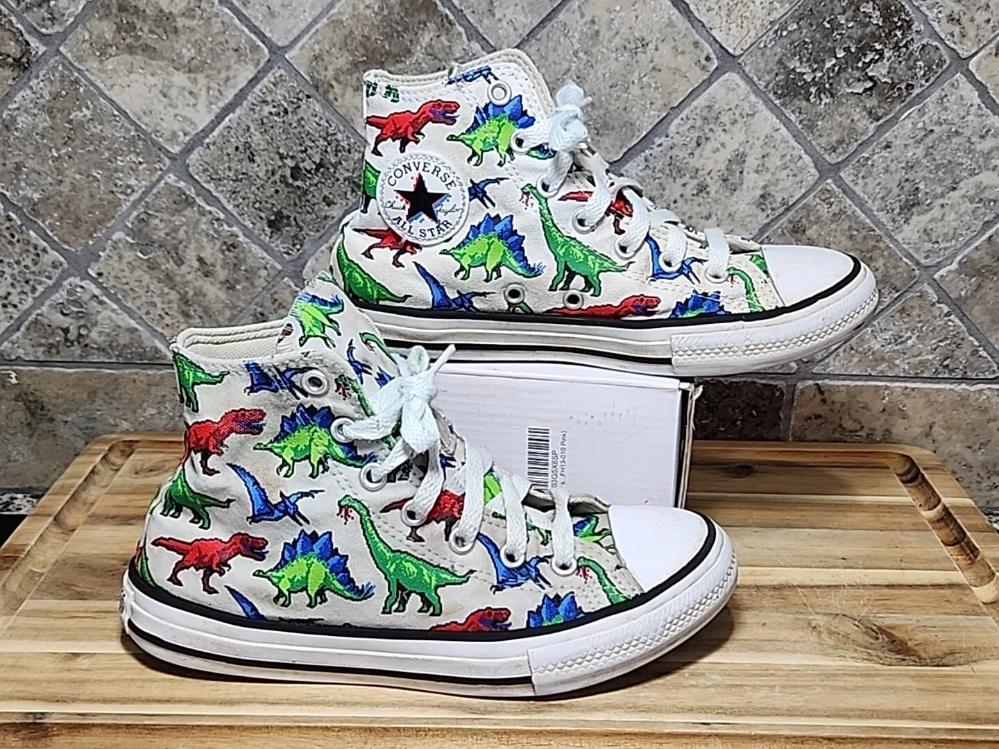 Sneaker dinosauro Converse Chuck Taylor All Star 670349F scarpe junior taglia 2 5 US