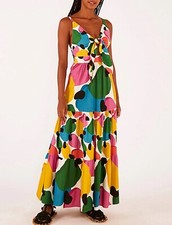 NWT FARM RIO DRESS WITH TAGS SIZE MEDIUM PK3568 DI68