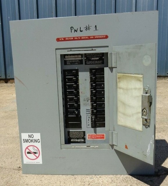 WESTINGHOUSE 30 AMP MAIN BREAKER PANELBOARD 120/240 VOLT, 1 PHASE, 16