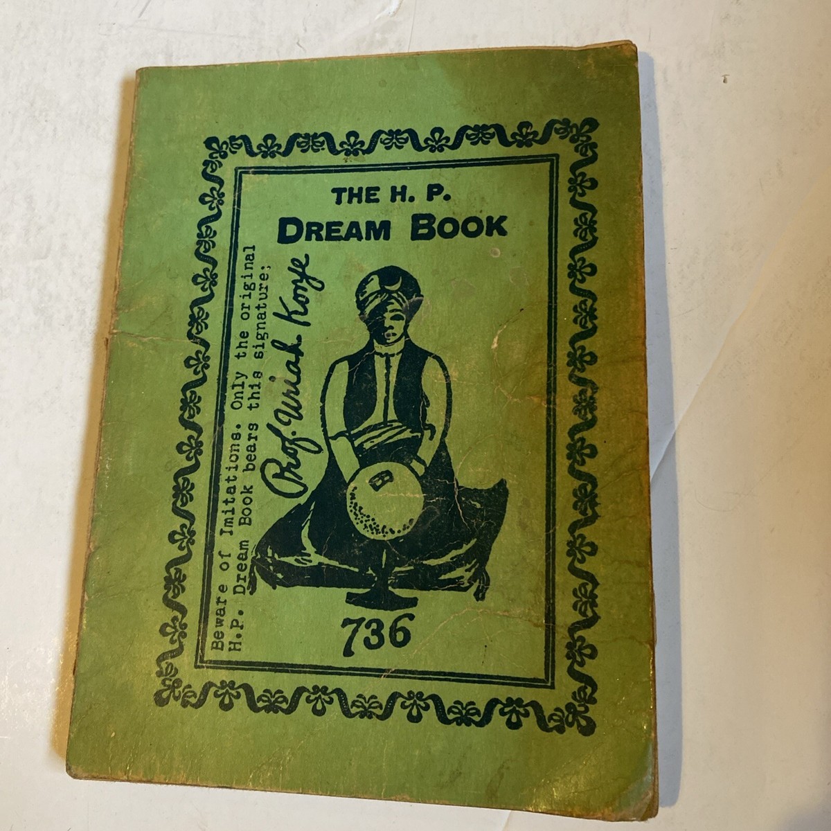Vintage African American H.P. Dream Book This Is Your Lucky