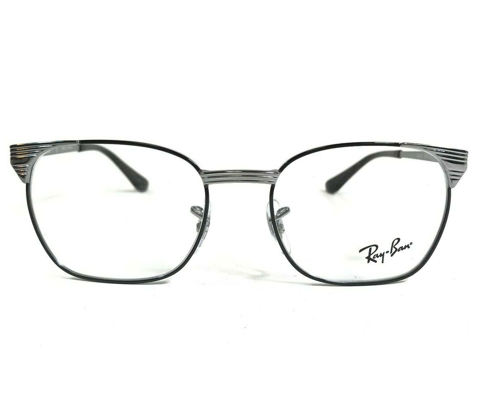 Ray-Ban Kids Eyeglasses Frames RB1051 4052 Black Silver Round Full Rim 49-17-135