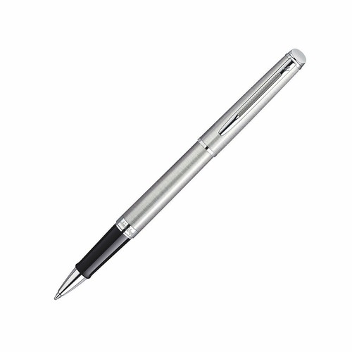 Waterman Hemisphere Rollerball Penna Acciaio Inox Nuova Con Scatola * - Foto 1 di 4