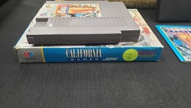 CIB CALIFORNIA GAMES NINTENDO NES VIDEOGIOCO SCATOLA COMPLETA CON CUSTODIA PROTETTIVA