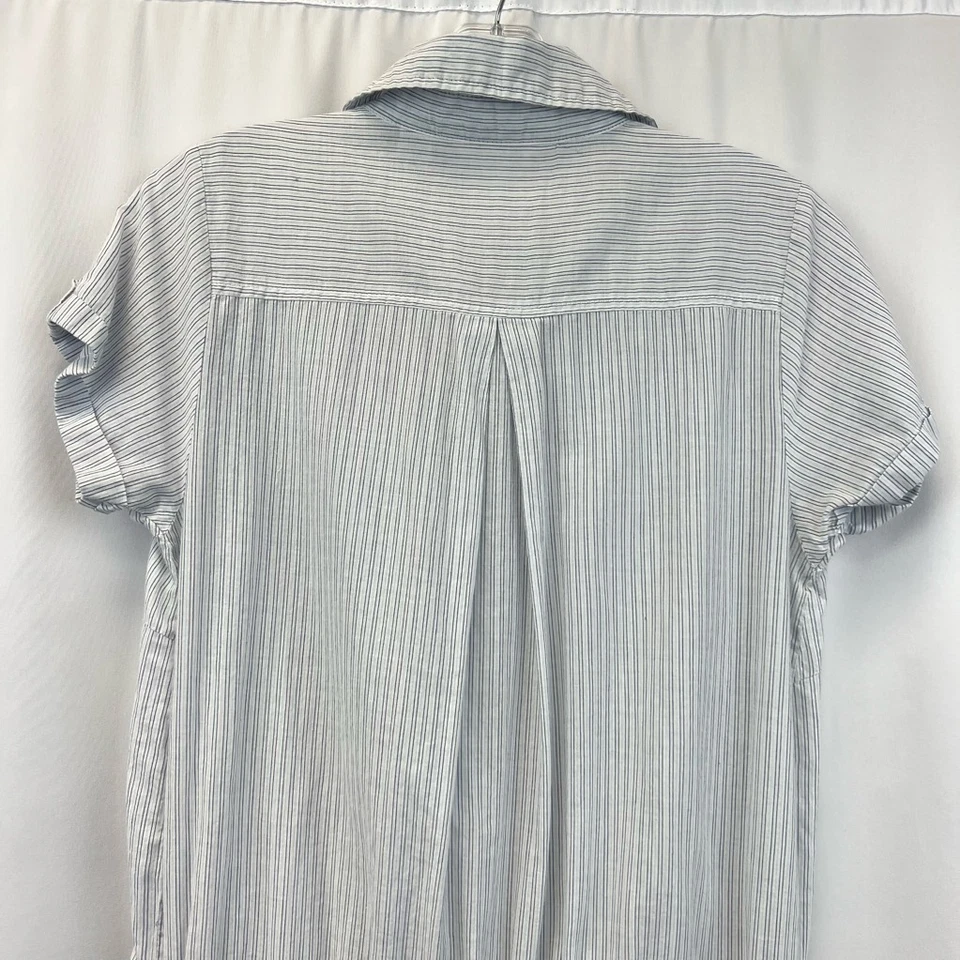 Mameluco Derek Heart para mujer multicolor a rayas bolsillos cuello pestaña enrollable L Foto 2 de 4