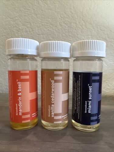 Homedics SereneScent Waterless Diffuser Oil Refill 3-Pack Trio – 60ml