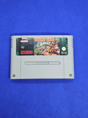 Donkey Kong Country Super Nintendo SNES PAL FAH Nintendo Rare 1994 - Photo 1/2