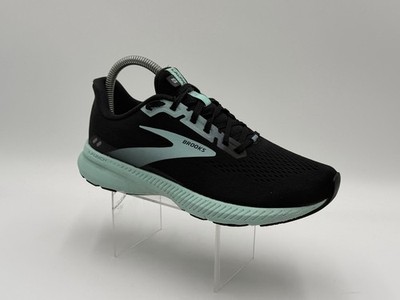 Brooks Launch GTS 9 Women's Size 7 Black Mint Running Shoes Sneakers
