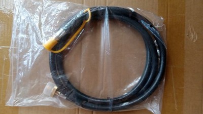 6FT Quick Connect Propane Hose for RV. 1/4'' Male to Threaded Connector. Weber +