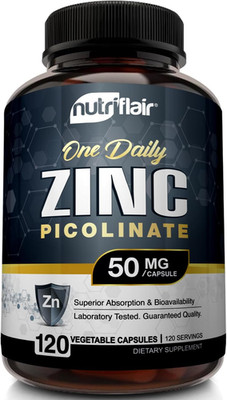 Nutriflair Zinc Picolinate 50Mg 120 Capsules