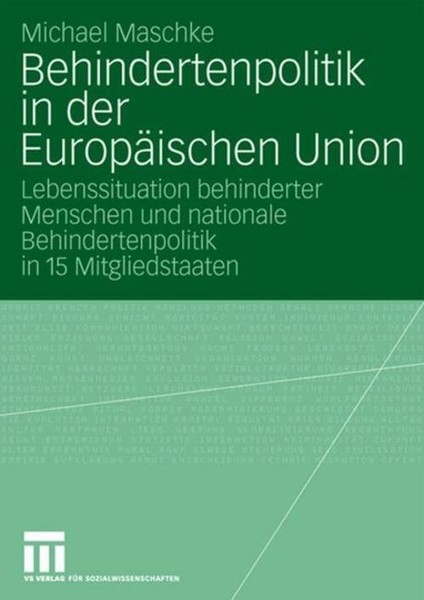 Behindertenpolitik In Der EuropäIschen Union Michael Maschke-image