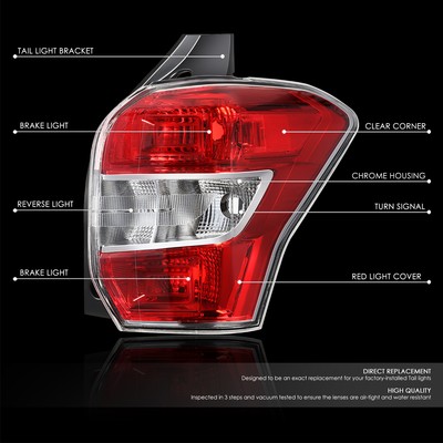 For 14-16 Subaru Forester OE Style Passenger Right Side Tail Light