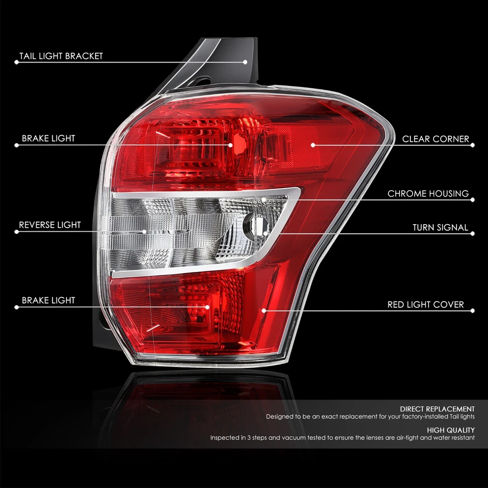 For 14-16 Subaru Forester OE Style Passenger Right Side Tail Light Brake Lamp - Image 2 of 4