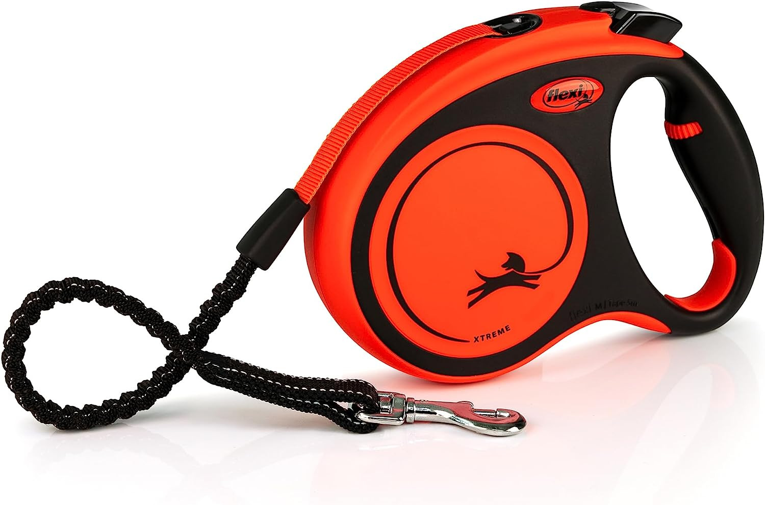 Guinzaglio Flexi Xtreme M 5m Fettuccia - Resistenza Fino a 35kg