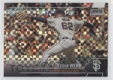 2022 Topps Stadium Club Chrome X-Fractor Logan Webb #115 3a1