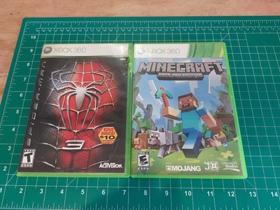 For Repair 360 Lot Minecraft + Spider-Man 3 - Microsoft Xbox 360