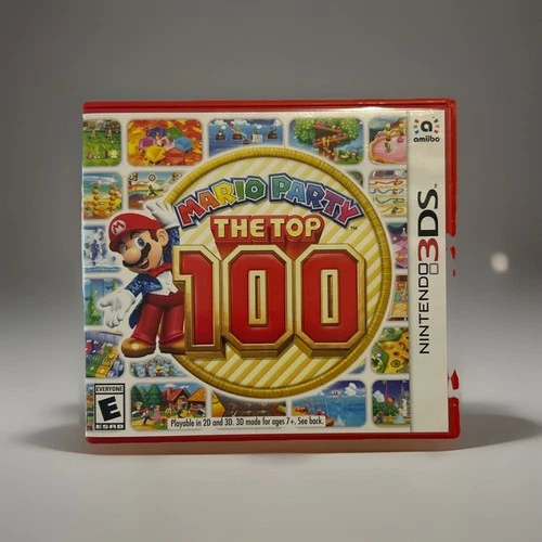 Mario Party: The Top 100 - Nintendo 3DS - Authentic Works Great
