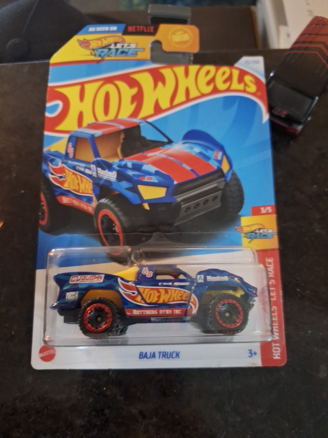 NEW 2024 HOT WHEELS CAR BAJA TRUCK 115/250 HW LETS RACE 3/5 NETFLIX EXCLUSIVE 