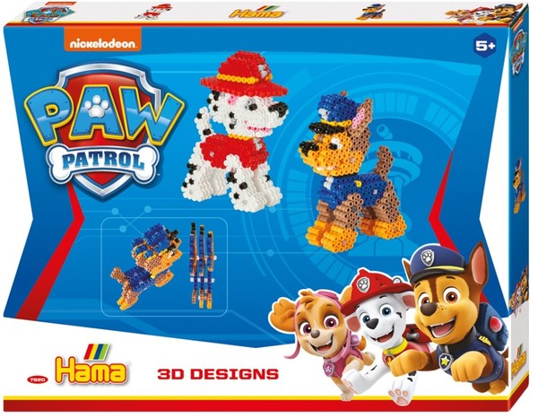 4 Hama BüGelperlen Midi 3D 'Paw Patrol', GroßE Geschenkpackung-image