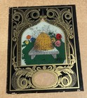 Antique Clock Glass Panel Bee hive 10 x 8” — photo 1