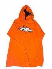 Denver Broncos Hoodie Youth Size XL 18 Orange Fleece Hooded Sweatshirt NFL