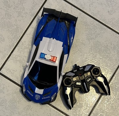 Transformator RC Auto Ferngesteuertes Roboter Polizeiauto für Kinder 3-12 Jahre