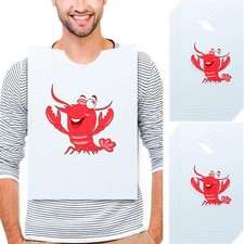 SATINIOR 30 Piece Lobster Bibs 23 Inch Crawfish Boil Party Supplies Crab...