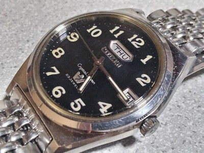 Citizen Crystal Seven Analog Automatic Men 23 Stones 2912-Y
