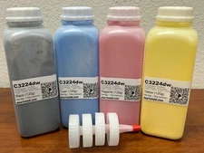 (120g x 4) Toner Refill ONLY for Lexmark C3224, C3326, CS331, CS431, CX331 CX431