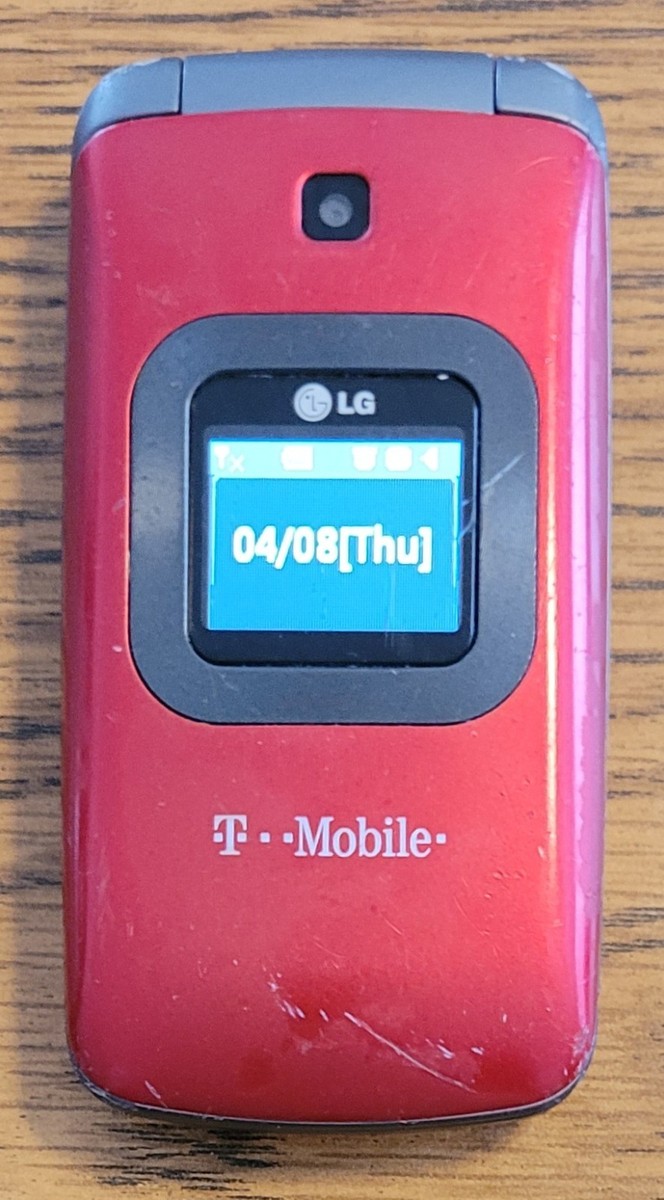 LG GS170 - Red and Gray ( T-Mobile ) Very Rare Cellular GSM Flip