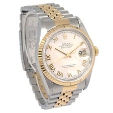 Rolex Oyster Perpetual Datejust 36 mm ref.16233 orologio a carica automatica SS 18K 156072