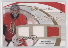 2007 Upper Deck Sweet Shot Beginnings Rookie Jersey /599 Brian Elliott #134 rh0