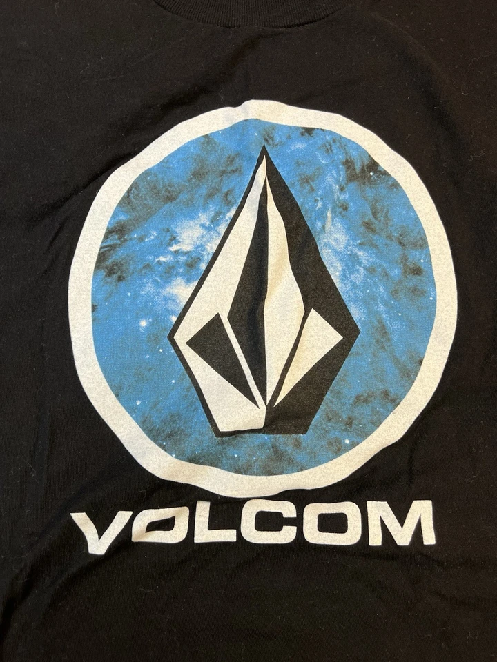 Volcom Stone Shirt Men's Large L Short Sleeve Graphic Logo Crew Neck Black - Image 2 of 4