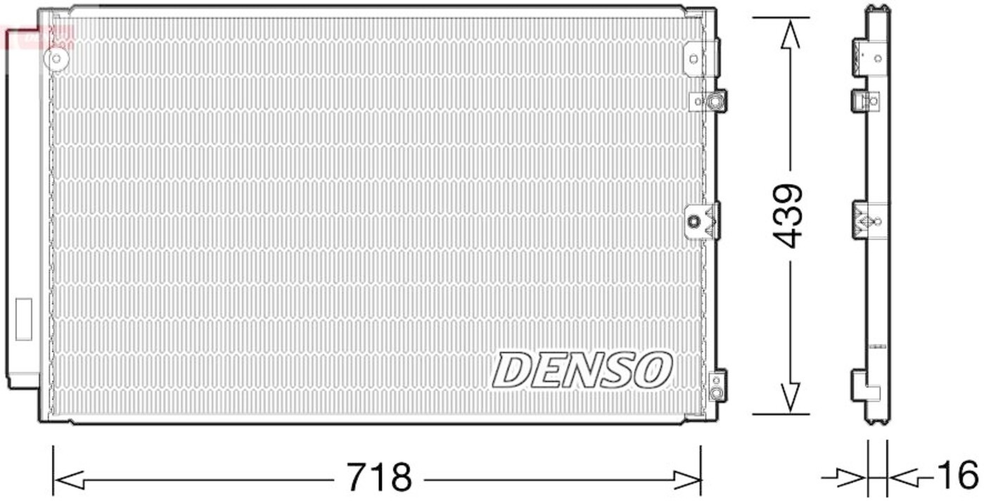 DENSO AC Condenser For LEXUS Ls 00-06 8846050181