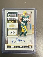 2023 Panini Contenders - Karl Brooks #247 Divisional Ticket RC Auto /99