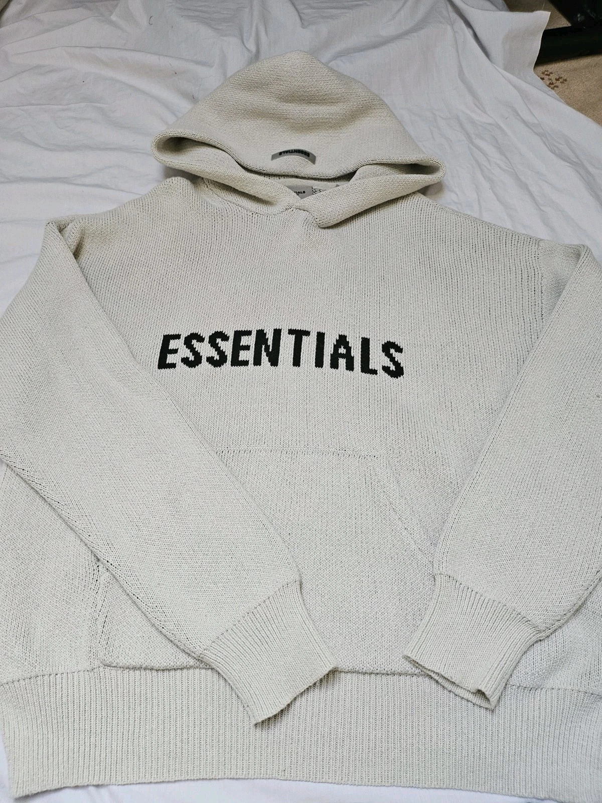 Felpa con cappuccio Fear Of God Essentials in maglia