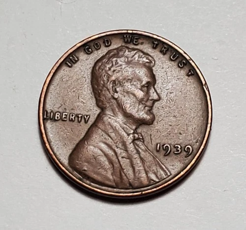 1939 P LINCOLN WHEAT PENNY #P3565