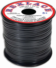 Pepperell Lace Rexlace 100Yd Spool Pearl Black