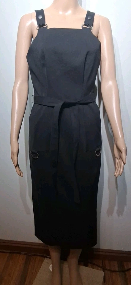 Vestido Vaina C/Meo Collective Better Things Negro Mezcla Algodón Talla M Foto 4 de 4