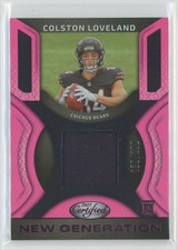 Colston Loveland 2025 Panini Certified Mirror New Generation Pink RC /299 Jersey