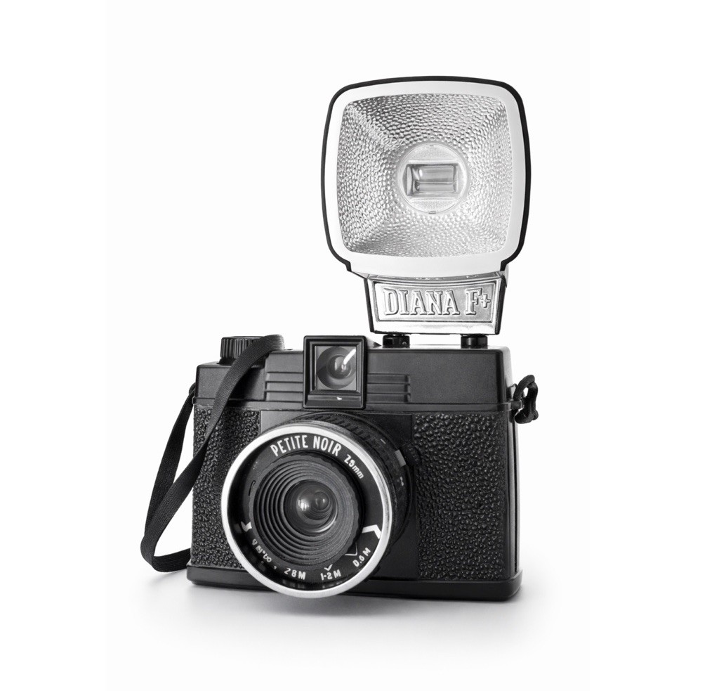 Lomography Diana F+ Mini Petite Noire 35mm Film Camera w/ Flash