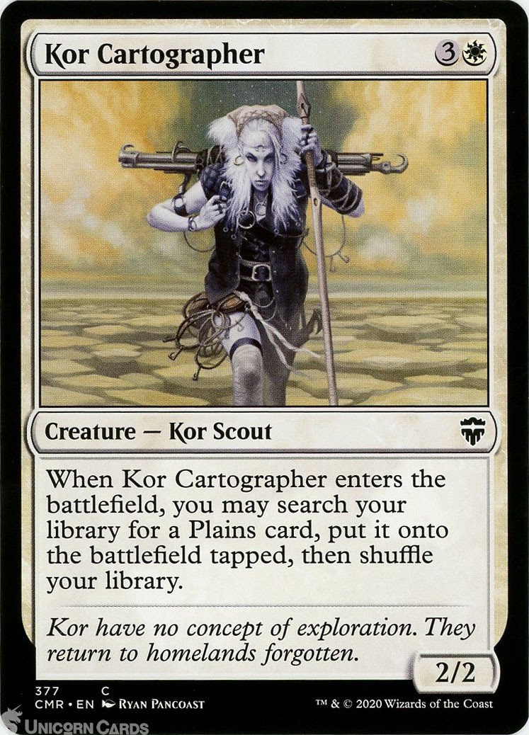Kor Cartographer Common  MTG Card :: :: Commander Legends Decks :: ::
