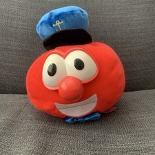 Vintage Fisher Price Veggie Tales Bob the Tomato Sailor 8" Plush 2000