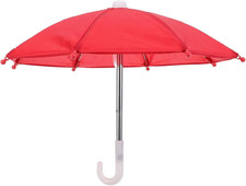 Mini Umbrella for 18 Inch Dolls Lightweight Portable Dollhouse Accessory Unique